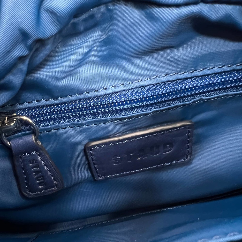 STAUD Bag Womens Blue Small Felix Nylon Shoulder Bag NWOT - Picture 11 of 13